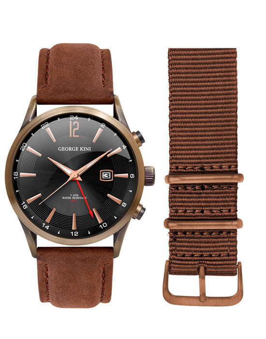 Часы George Kini Gents Collection GK.41.8.1BR.2BR.1.16.0